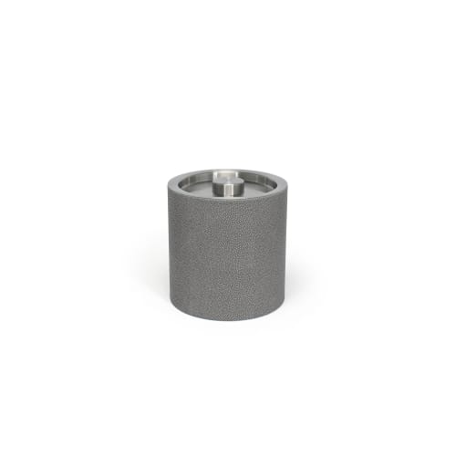 Belize Ice Bucket 3.5 Quart Round, Smoke with Brushed Stainless Lid